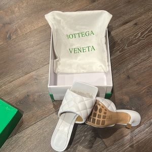 Bottega Veneta sandals size 36 , white , worn but in good condition